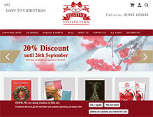 Tablet Screenshot of festivecollection.co.uk